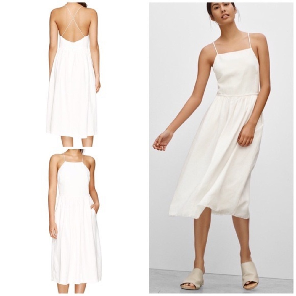 Aritzia Linen Dress with Pockets